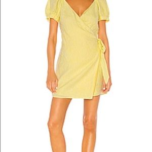 COPY - LPA chocker yellow backless dress